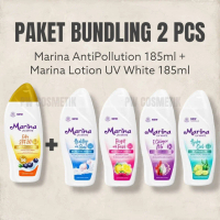 BUNDLING MARINA ANTI POLLUTION SPF 30 PA+++ 185ml & MARINA UV WHITE BODY LOTION 185ml