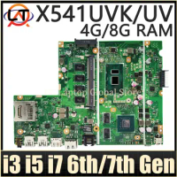 X541UV Laptop Motherboard For ASUS X541UJ X541UVK X541U F541U A541U Mainboard I3 I5 I7 CPU GT920M 4GB/8GB-RAM