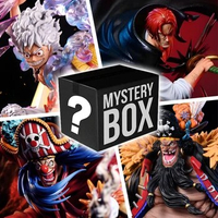 4 Emperors ONE PIECE Figure Anime Figure Blind Box Mystery Box Shanks Teach Luffy Buggy Zoro Figure Lucky Box Anime