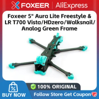 Foxeer 5" Aura Lite Freestyle &amp; LR T700 Vista/HDzero/Walksnail/Analog Green Frame
