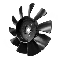 53822 Quạt truyền động 7 inch 10 cánh phù hợp cho máy cắt cỏ Craftsman và Hydro Gear