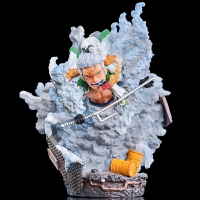優質版 海賊王 GK 斯摩格中將海軍煙男戰斗形態手辦模型雕像擺件