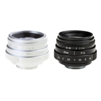 Large Aperture Large Aperture Manual Camera Lens 35mm F1.6 Mini Lens For A6000