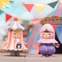 POP MART Pucky Fairy Circus Series Blind Box Toys Guess Bag Mystery Box Mistery Caixa Action Figure Surpresa Cute Model Birthday