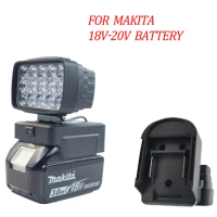 8W LED Work Light For Makita BL1430 BL1830 Lithium Battery Outdoor Lighting Work Lamp Camping Lighting