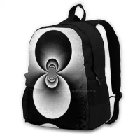 The Sounds In My Mind Backpacks For Men Women Teenagers Girls Bags Abstract Artsy Devil California Berkeley Oakland San