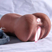 Masturbation Toy Men's Adult Goods Sexy Toys Silicone Vagina Dual Channel Pocket Pussy 2 In 1 Male Masturbrator Masturbator Man