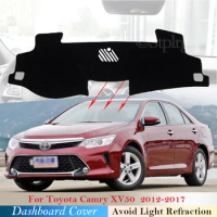 Dashboard Cover Protective Pad for Toyota Camry XV50 2012~2017 Car Accessories Dash Board Sunshade Carpet XV 50 2014 2015 2016