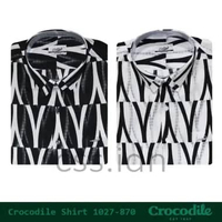 Kemeja Pria Lengan Pendek Crocodile 1027-870 Putih M