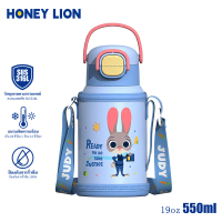 Honey Lion&Disney ขวดน้ำเก็บอุณหภูมิ Zootopia แก้ว tumbler ของแท้ สแตนเลส Judy & Nick 316 ขนาด 550ml
