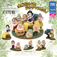 全套5款 日本正版 白雪公主與七矮人 場景公仔 扭蛋 轉蛋 糊塗蛋 七個小矮人 迪士尼 Disney - 059162