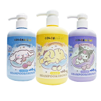 【綵悦ColoreLune】 大耳狗舒緩/酷洛米保濕/布丁狗溫和/舒緩3in1洗髮沐浴露-500ml★衛立兒生活館★