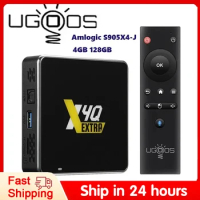 Ugoos X4Q Extra 4GB 128GB DDR4 Amlogic S905X4 WiFi BT5.1 1000M 4K TV Box Smart Set Top Box Android 11 X4Q Pro X4Q Plus TV Box