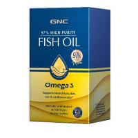 美國 GNC 健安喜 鉑金裝 97%高純(EXP 2027年) 迷你深海魚油膠囊 60粒/盒   