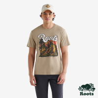 【Roots】Roots 男裝- TRUE NATURE ANIMALS短袖T恤(沙色)