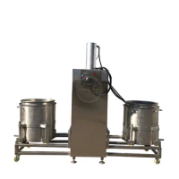 Stainless Steel Double Barrels Cold Extractor Vegetable Juicer Extractor Oil Filter Press Equipment Dehydrator Juice Press