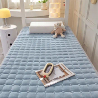 Milk Velvet Mattress Soft Cushion Home Tatami Mat Student Dormitory Foldable Single Double Bed Sleeping Pad Queen King Size 1pc