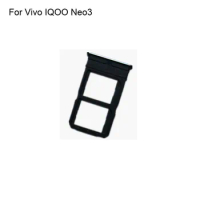 2PCS For Vivo IQOO Neo3 New Tested Sim Card Holder Tray Card Slot For Vivo IQOO Neo 3 Sim Card Holder Replacement iQ OO Neo 3