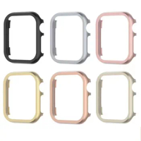 Metal Case for Apple Watch Series 9 8 7 6 5 SE Aluminium Alloy Bumper Case for IWatch 41mm 45mm 40mm 44mm Frame Protective Cover