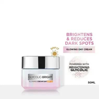 L'Oreal Paris Glycolic Bright Glowing Day Cream SPF 17 - 50ml (Krim Siang Pelembab Loreal Glyco Acid