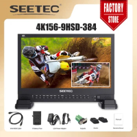 SEETEC SDI Broadcast Monitor UHD 4K156-9HSD 15.6 Inch IPS 3G 3840x2160 4K Video Monitor LCD 4x4K HDMI Quad Split Display VGA DVI