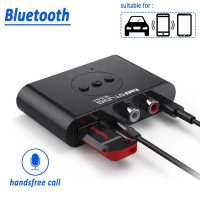 Adapter Audio Bluetooth 5.3 Receiver NFC 3.5mm untuk Speaker dan Wireless