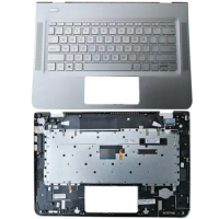 Original 95% For HP Envy 13-AB 13-AB023TU AB024TU AB026TU AB027TU Laptop Palmrest Upper Case US Backlight Keyboard 909620-001