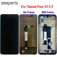 Tested Well Display For Xiaomi POCO X3 GT LCD Display Touch Screen Digitizer POCO X3 GT 21061110AG LCD Replacement Screen