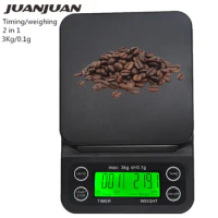 Digital Scale Coffee Scales Jewelry Weight With Timer Electronic LCD Display Grams Kitchen Drug Weight Device Drip Scale