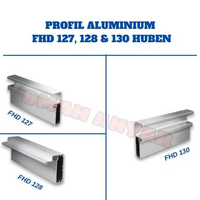 1 IKAT (10 BATANG) Frame Edging Aluminium Handle Lemari Sliding Panjang 3M FHD 127 HITAM