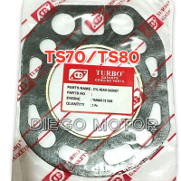 TS70 TS80 Gasket Cylinder Head Paking Kop Deksel TURBO Mesin Diesel Yanmar Kwaltas Bagus