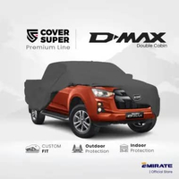 Sarung Mobil Isuzu DMAx / Cover Mobil Isuzu DMAx Polyester Premium CoverSuper Deluxe BODYFIT Hitam