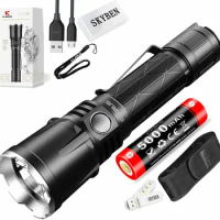 Klarus XT21X Rechargeable LED Flashlight CREE XHP70.2 4000LM Police Torch Lighter with 21700 Battery