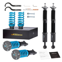 24 Damping Levels Lowering Coilover For Dodge Charger Base RWD Strut Assembly Adjustable Height &amp; Damper Lowering Coilover