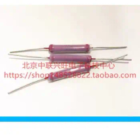 1Pcs RI40 high-voltage glass glazed resistor3W 50G 100G 200G 500G 1T 10T5% 5.3*28 non-inductive high-frequency Dahongpao ceramic