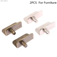 New 2Pcs Pivot Hinges Heavy Duty Concealed Shaft Door Hinges With Bushing For Wood Doors Drawers Furniture Cabinet Wardrobe