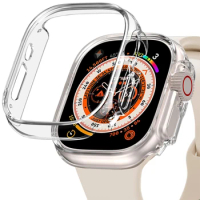 screen Protector Cover For Apple Watch 8 Ultra 49mm silicone Protective Case for iwatch serie 7 6 5 4 3 2 44 40 44 45 mm Shell