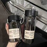 【Kkon】 350/550/800/ml Kids School Water Bottle BPA Free Reusable Leakproof