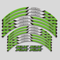 Motorcycle Accessories Stickers Wheel Hub Reflective Stripe Rim Decals For KAWASAKI KLX250 KLX250S K