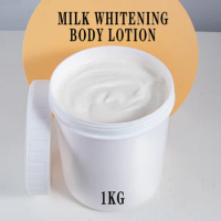 1KG Organic White Body Lotion Remove Spots Body Cream Moisturizing For Black Skin Milk Whitening Body Lotion