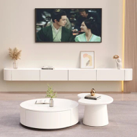 Entertainment Modern Tv Cabinet Monitor Luxury Console Italian Floor Tv Cabinet Drawers Mueble Television Living Room Furniture