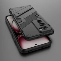 For OPPO Reno 12 Pro Case Cover OPPO Reno 12 Pro Funda Coque Punk Bracket Armor Shockproof Holder Ph