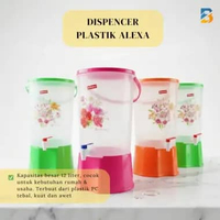 Dispenser Es Teh / Toples Kran Air Water Dispenser Plastik 12 Liter Tanpa Listrik