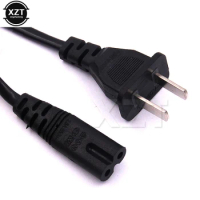 High Quality Portable Battery Charger US JP AC Figure 8 Power Extension Cable Cord 2 Prong Plug 1.4m For power cable