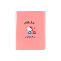 【SANRIO 三麗鷗】A4 雙開式資料冊 文件夾 附夾鏈袋 Hello Kitty