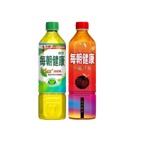 福利品/即期品【每朝健康】綠茶/熟藏紅茶-無糖650mlx24入/箱