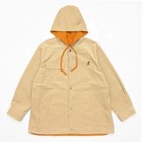 【KANGOL】外套 橘卡其 雙面 燈心絨 中性(6255142330)