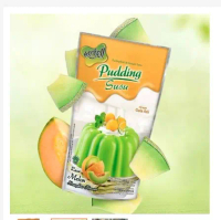 Nutrijell Pudding Susu Rasa Melon 145gr Agar Nutrijel Puding Bubuk dengan Susu dan Gula Asli