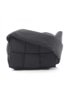 BOTTEGA VENETA Pre-Loved BOTTEGA VENETA padet Tech cassette maxi intrecciato Shoulder bag Nylon blac