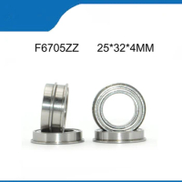 High Quality Bearing 5/10PCS F6705ZZ Corrosion Resistielded F6705ZZ Bearings (25*32*4MM ) Deep Groove Ball Bearing (ABEC-1)